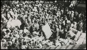 Image of Peary Surrounded by Throng at Sydney, C. B. [Cape Breton, Nova Scotia]